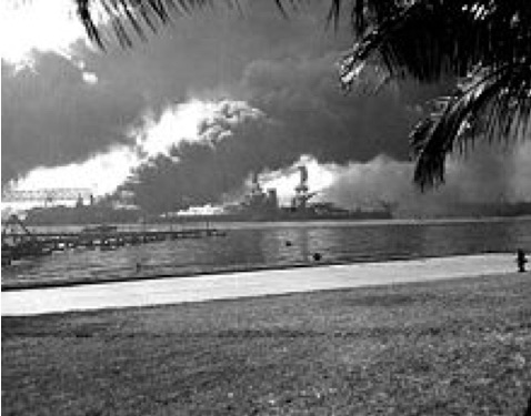 File source: http://commons.wikimedia.org/wiki/File:USS_Nevada_burning-Pearl_Harbor2.jpg